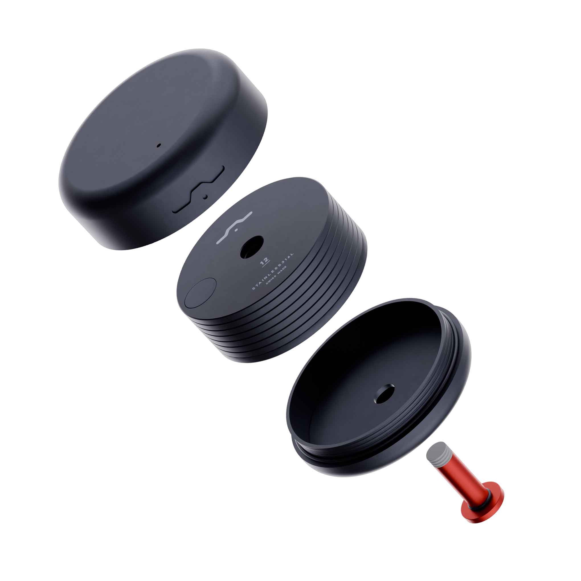 Hodlr Shield — Stealth Stainless Heart 12