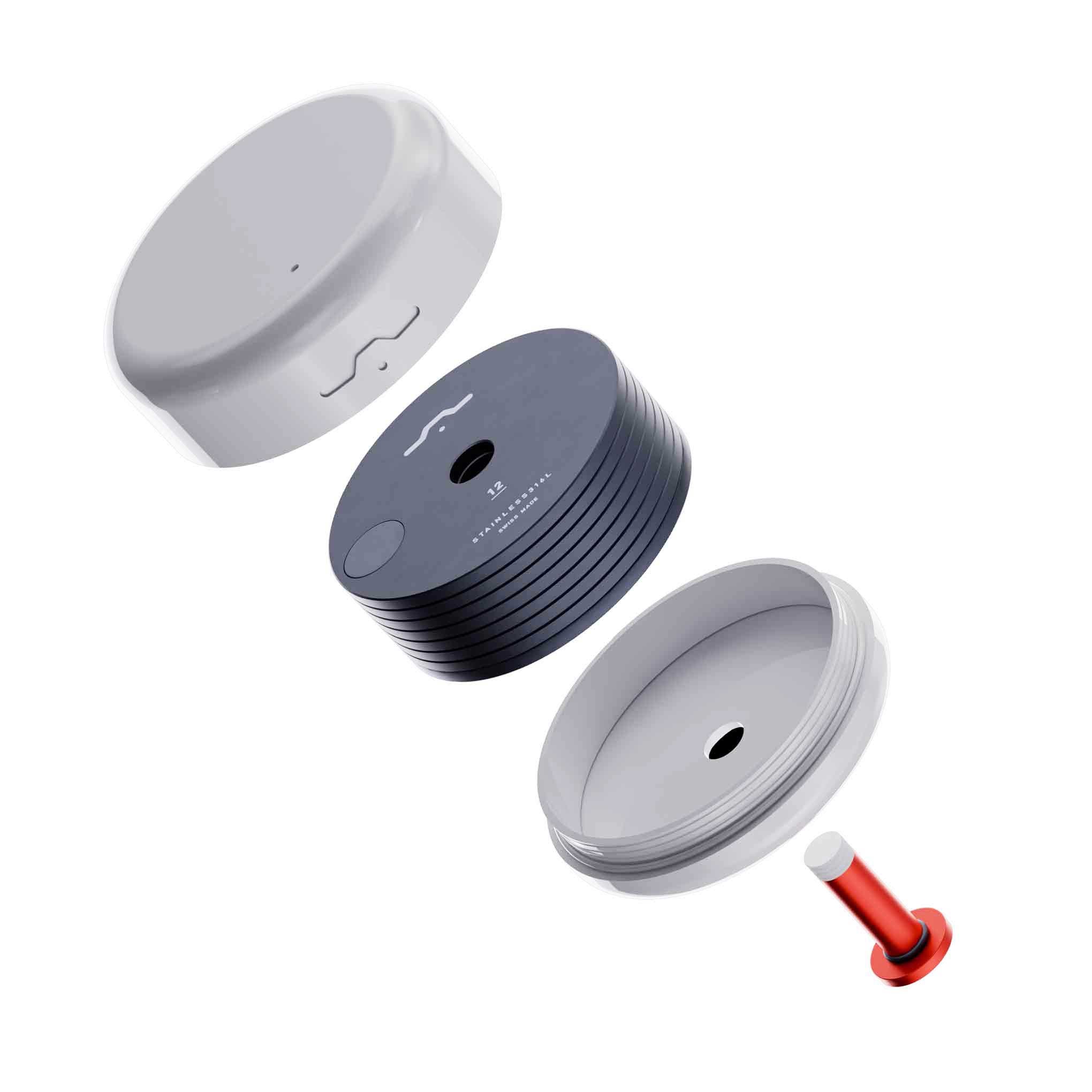 Hodlr Shield — White Stainless Heart 12