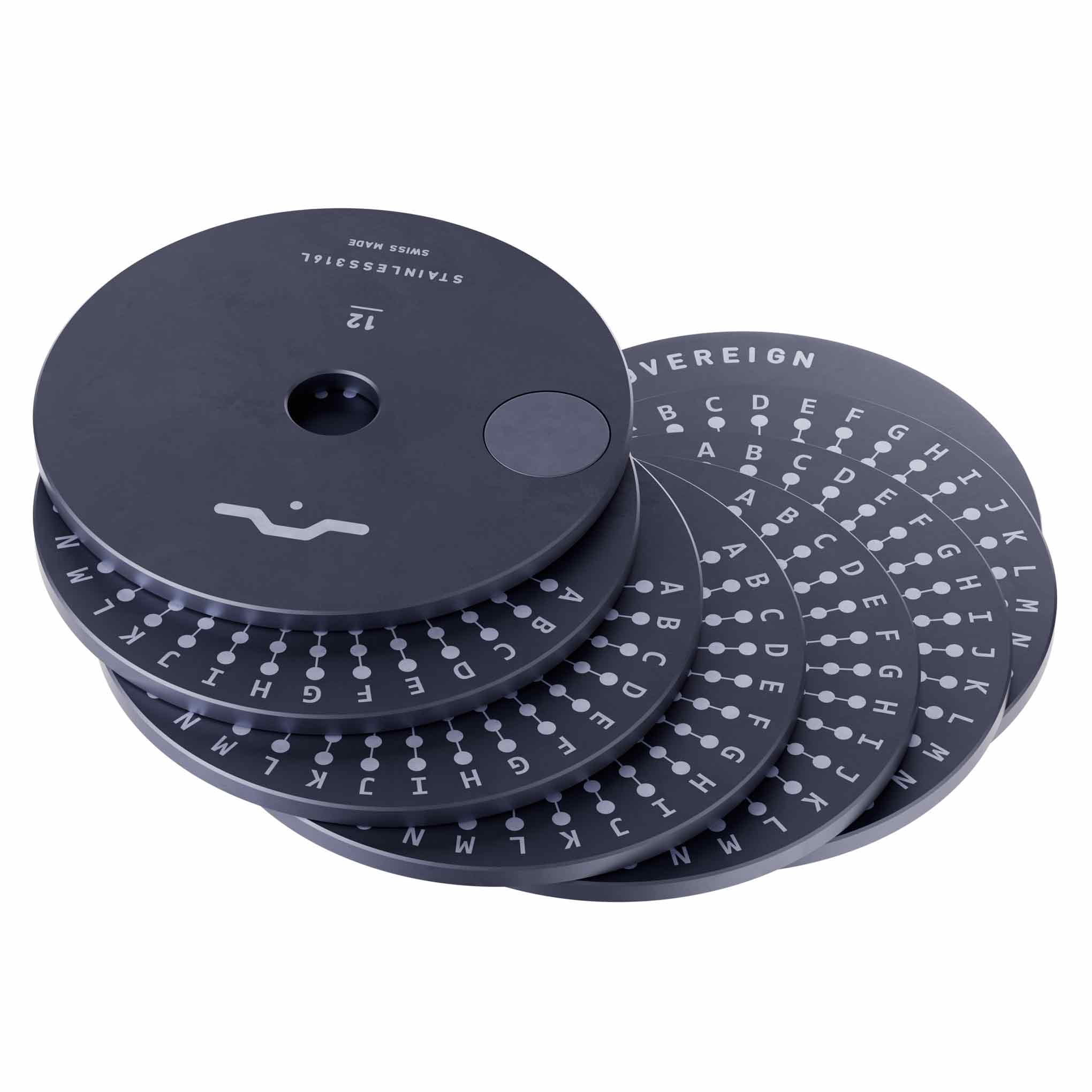 Hodlr Shield — Chrome Stainless Heart 12