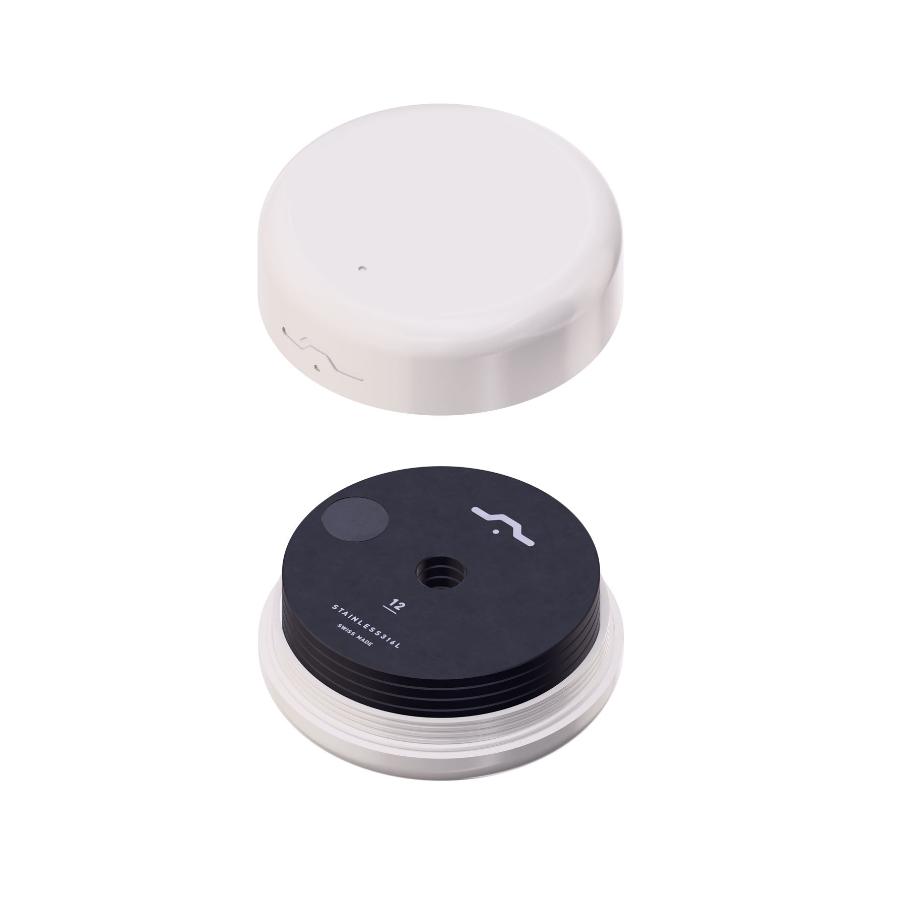 Hodlr Shield — White Stainless Heart 12