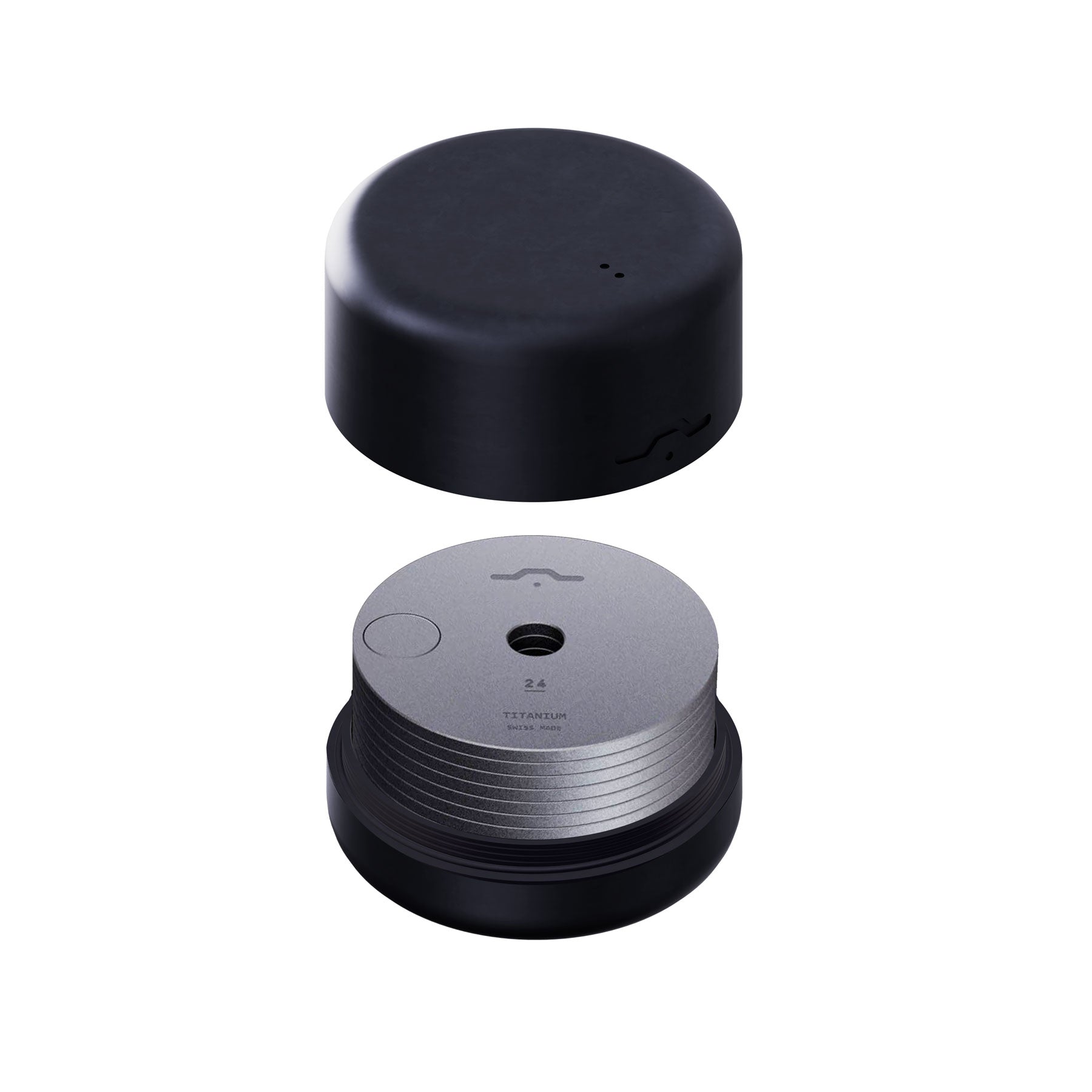 Hodlr Shield — Stealth Titanium Heart 24