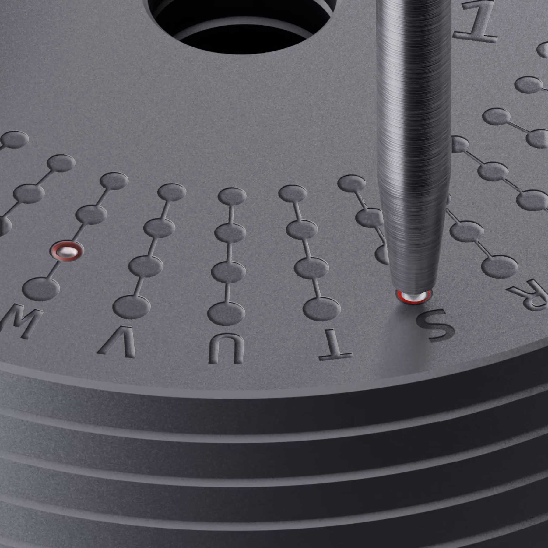 Hodlr Shield — Bitcoin Orange Titanium Heart 24