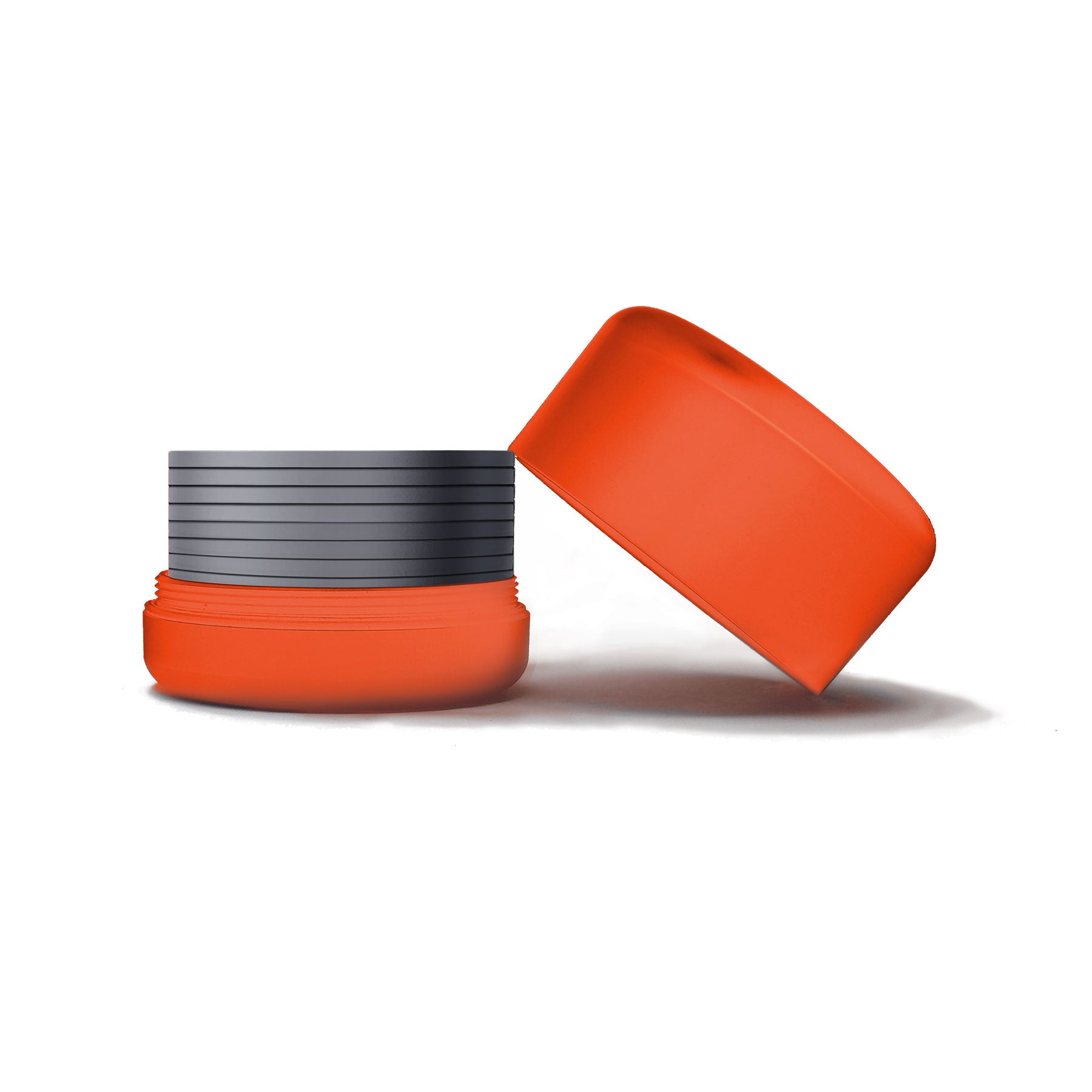 Hodlr Shield — Bitcoin Orange Titanium Heart 24