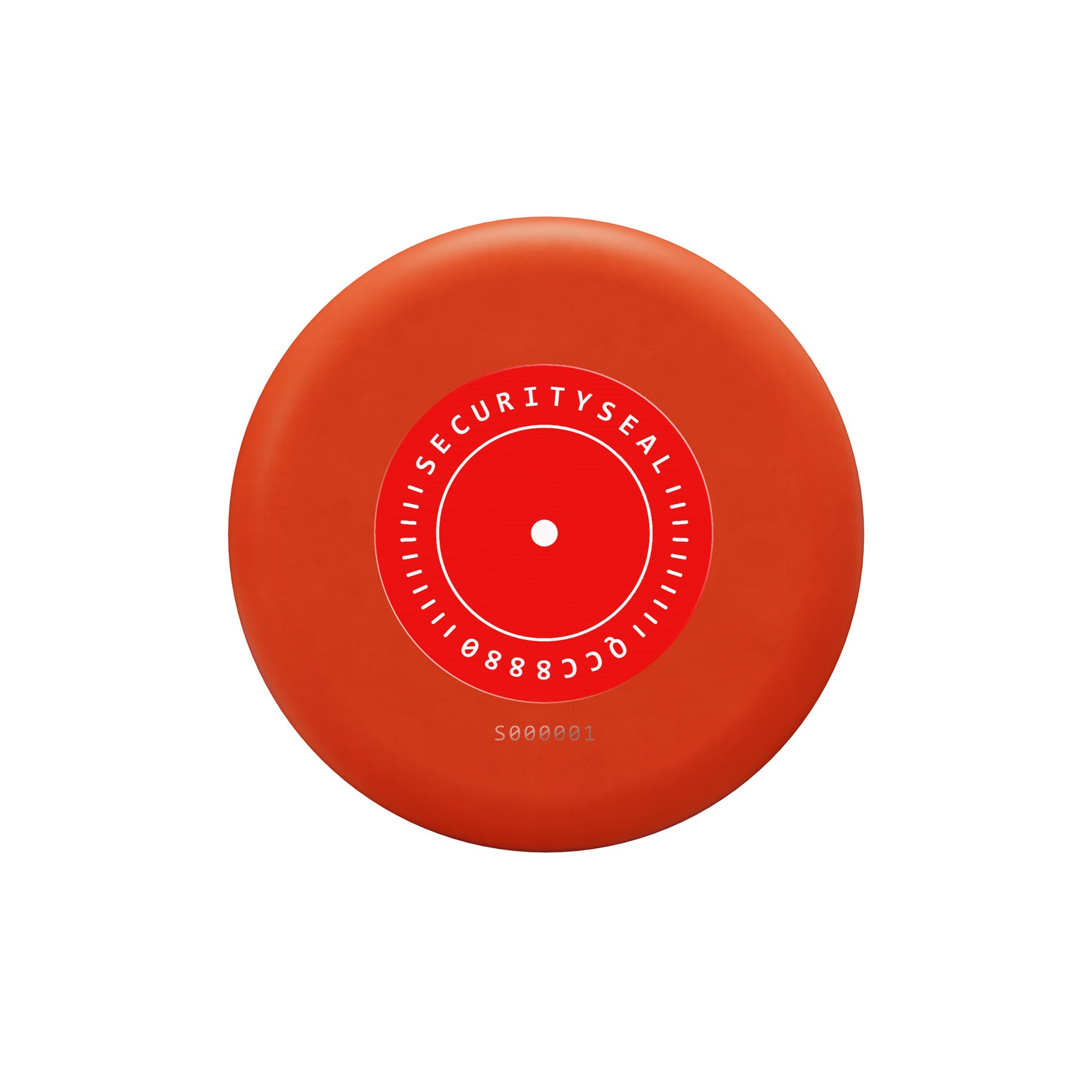 Hodlr Shield — Bitcoin Orange Titanium Heart 24